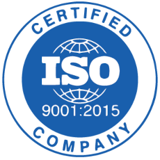 ISO 9001:2015 certified company